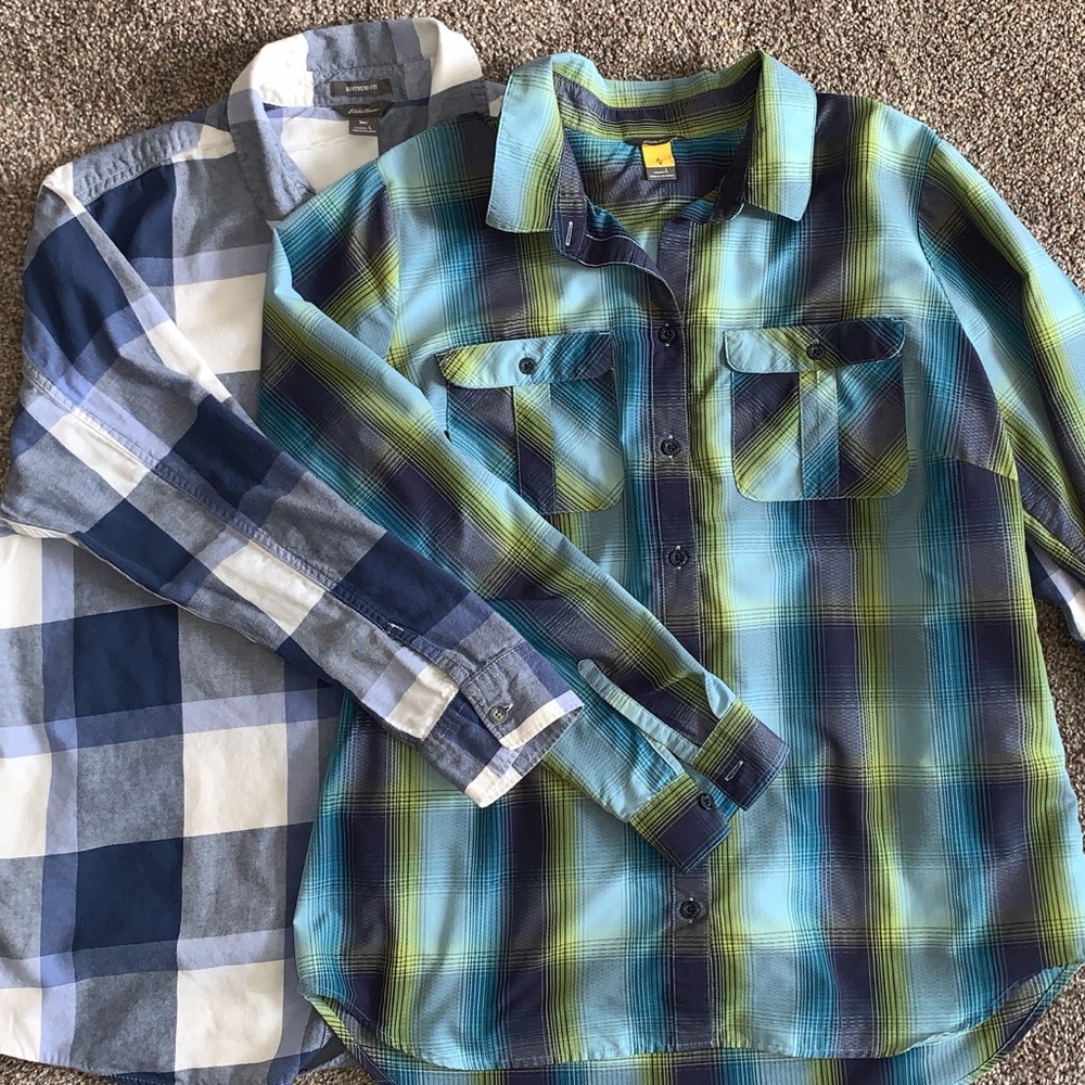 Eddie Bauer shirt bundle size L